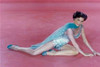 Cyd Charisse - sitting on floor in blue dance outfit Photo Print (8 x 10) - Item # DAP15722