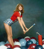 Dana Plato - red white and blue outfit with fireworks Photo Print (8 x 10) - Item # DAP16037