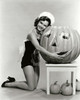 Debbie Reynolds- Holding a carved pumpkin Photo Print (8 x 10) - Item # DAP16476