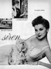 Debra Paget- Laying with a dog Photo Print (8 x 10) - Item # DAP16677