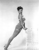 Debra Paget- Striped one piece with belt Photo Print (8 x 10) - Item # DAP16656