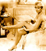 Doris Day - Sitting on Bed Sepia Photo Print (8 x 10) - Item # DAP17144