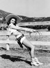 Dorothy Malone - Cowgirl Holding Rope Photo Print (8 x 10) - Item # DAP17454
