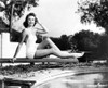 Dorothy Malone - Sitting Legs out on Diving Board Photo Print (10 x 8) - Item # DAP17418