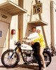 Elke Sommer - Sitting on Motorcycle Photo Print (8 x 10) - Item # DAP18033