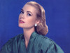 Grace Kelly - Blue Top/ Blue Background Photo Print (10 x 8) - Item # DAP18275