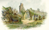 Hastings Castle, Hastings, East Sussex, England. A 19th Century Impression. From Cassell's History Of England, Published C.1901 Poster Print by Ken Welsh / Design Pics - Item # VARDPI12279955