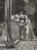 Alice Ferrers At The Deathbed Of Edwardiii. Alice Perrers, 1348 _æ_ 1400. Royal Mistress Of King Edward Iii Of England And Lady-In-Waiting To Edward's Consort, Philippa Of Hainault. From Cassell's History Of England, Published C.1901 Poster Print by