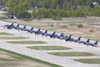 Row of Yak-130 training aircraft of the Russian Air Force. Poster Print by Artem Alexandrovich/Stocktrek Images (17 x 11 - Item # VARPSTANK100144M