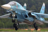 Su-34 attack airplane of Russian Air Force landing. Poster Print by Artem Alexandrovich/Stocktrek Images - Item # VARPSTANK100273M