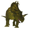 Centrosaurus dinosaur, front view. Poster Print by Corey Ford/Stocktrek Images - Item # VARPSTCFR200959P