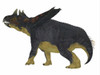 Chasmosaurus dinosaur on white background. Poster Print by Corey Ford/Stocktrek Images - Item # VARPSTCFR601016P