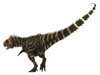 Rajasaurus dinosaur on white background. Poster Print by Corey Ford/Stocktrek Images - Item # VARPSTCFR601186P