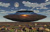 A flying saucer landed at a remote location. Poster Print by Mark Stevenson/Stocktrek Images - Item # VARPSTMAS200250S