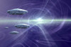 Spaceships in hyperspace. Poster Print by Bruce Rolff/Stocktrek Images - Item # VARPSTRFF200115S