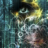 Machine binary and human like visage. Swirling lines Poster Print by Bruce Rolff/Stocktrek Images - Item # VARPSTRFF200247S