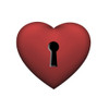 Red heart shape with keyhole. Poster Print by Bruce Rolff/Stocktrek Images - Item # VARPSTRFF200406S