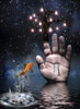 Hand with switch and light tree. Poster Print by Bruce Rolff/Stocktrek Images - Item # VARPSTRFF200447S