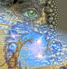 Fractal with green eye.Old tree with light bulb Poster Print by Bruce Rolff/Stocktrek Images - Item # VARPSTRFF200475S