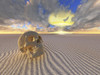 Human skull and nuclear explosion in desert Poster Print by Bruce Rolff/Stocktrek Images - Item # VARPSTRFF200493S