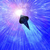 Vivid Scene. Alien ship flies to the stars Poster Print by Bruce Rolff/Stocktrek Images - Item # VARPSTRFF200497S