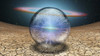 Splash of lightnings inside crystal ball. Galaxy disk on a background. Poster Print by Bruce Rolff/Stocktrek Images (17 - Item # VARPSTRFF200577S