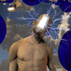 Abstract faceless man with lightning bolts. Poster Print by Bruce Rolff/Stocktrek Images - Item # VARPSTRFF200648S