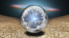 Splash of clouds and lightnings inside crystal ball. Galaxy disk on a background. Poster Print by Bruce Rolff/Stocktrek - Item # VARPSTRFF200897S