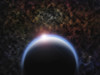 Black Planet and Sun Eclipse Poster Print by Bruce Rolff/Stocktrek Images - Item # VARPSTRFF201004S