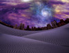 Desert City. Purple sky and galaxy Poster Print by Bruce Rolff/Stocktrek Images - Item # VARPSTRFF201065S