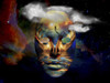 Mask with surreal painting in the space Poster Print by Bruce Rolff/Stocktrek Images - Item # VARPSTRFF201143S