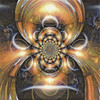 Abstract painting. Mirrored round fractal with a picture of eclipse. 3D rendering Poster Print by Bruce Rolff/Stocktrek - Item # VARPSTRFF201179S