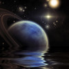 Exosolar Planet Rise over quiet waters Poster Print by Bruce Rolff/Stocktrek Images - Item # VARPSTRFF201219S