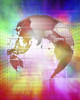 Modern art. Globe with binary code. Poster Print by Bruce Rolff/Stocktrek Images - Item # VARPSTRFF201225S