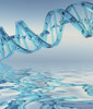 DNA Strand Refelctions. 3D rendering Poster Print by Bruce Rolff/Stocktrek Images - Item # VARPSTRFF700106H