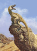 A Velociraptor screams loudly while perched on top of a rock formation. Poster Print by Sergey Krasovskiy/Stocktrek Imag - Item # VARPSTSKR100181P