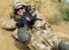 British soldier in desert uniform in action. Poster Print by Oleg Zabielin/Stocktrek Images - Item # VARPSTZAB100022M