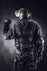 Spec ops soldier on black background shot from behind. Poster Print by Oleg Zabielin/Stocktrek Images - Item # VARPSTZAB100367M