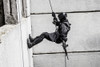Spec ops police officer SWAT during rope exercises with weapons. Poster Print by Oleg Zabielin/Stocktrek Images (17 x 11 - Item # VARPSTZAB100611M