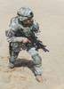 United States airborne infantry man in the desert. Poster Print by Oleg Zabielin/Stocktrek Images - Item # VARPSTZAB100666M