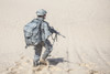 Rear view of a of United States airborne infantry man in desert. Poster Print by Oleg Zabielin/Stocktrek Images (17 x 11 - Item # VARPSTZAB100684M