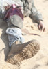 Injured airborne infantry paratrooper shot in leg, lying on desert sand. Poster Print by Oleg Zabielin/Stocktrek Images - Item # VARPSTZAB100732M