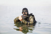 Navy SEAL frogman with complete diving gear and weapons in the water. Poster Print by Oleg Zabielin/Stocktrek Images (17 - Item # VARPSTZAB101355M