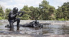 Spec ops police officers SWAT in action in the water. Poster Print by Oleg Zabielin/Stocktrek Images - Item # VARPSTZAB101694M