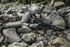 United States Army ranger machine gunner in the forest. Poster Print by Oleg Zabielin/Stocktrek Images - Item # VARPSTZAB101972M