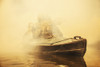 Special forces operator armed with machine gun, paddling Army kayak through river fog. Poster Print by Oleg Zabielin/Sto - Item # VARPSTZAB102318M Special forces operator armed with machine gun, paddling Army kayak through river fog. Poster Print by Oleg Zabielin/Sto - Item # VARPSTZAB102318M