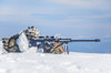 Army soldier with sniper rifle in action in the arctic. Poster Print by Oleg Zabielin/Stocktrek Images - Item # VARPSTZAB102580M