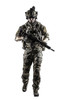 U.S. Army ranger  walking towards camera, dark contrast. Poster Print by Oleg Zabielin/Stocktrek Images - Item # VARPSTZAB102631M