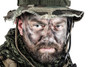 Close-up shot of a U.S. special forces soldier wearing a jungle hat and Shemagh scarf with face painted. Poster Print by - Item # VARPSTZAB102700M