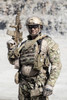 Muscular soldier in field uniform with rifle. Poster Print by Oleg Zabielin/Stocktrek Images - Item # VARPSTZAB102829M